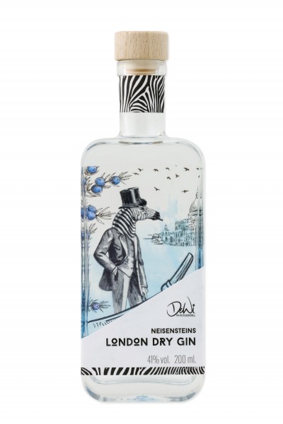 500185-Neisenstein´s Dry Gin - 41% vol. 200ml - Bild 1