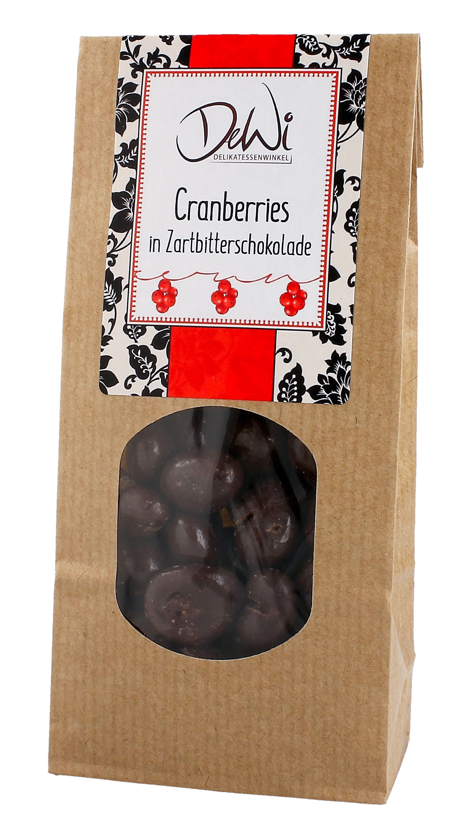 Cranberries In Zartbitterschokolade 150g Tüte | Früchte In Schokolade ...