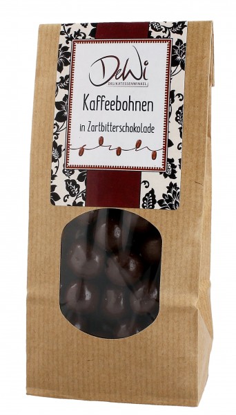 100341-Kaffeebohnen in Zartbitterschokolade 150g Tüte - Bild 1